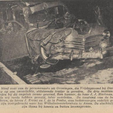 Kenteken: A 2217; Plymouth, Nieuwsblad van het Noorden, 29-03-1954