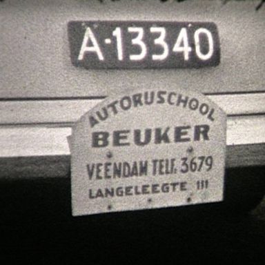 Kenteken: A 13340; foto: Still uit GAVA-film AV0603