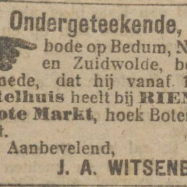 Kenteken: A 17058; Advertentie Nieuwsblad van het Noorden 1929, foto: H. E. Boonstra