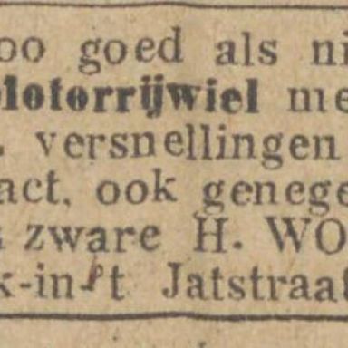 Kenteken: A 4735; Nieuwsblad van het Noorden, 14-06-1922