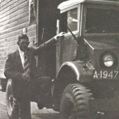 Kenteken: A 19470; Chevrolet C60L,  E. Hefting, foto: archief W. Mollema