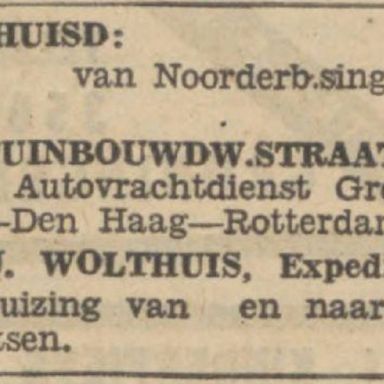 Kenteken: A 20547; Advertentie Nieuwsblad v/h Noorden, 1933 foto: H. E. Boonstra