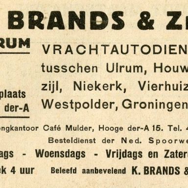 Kenteken: A 17003; Advertentie uit tijdschrift "De bode" april 1939 (17383.1939)