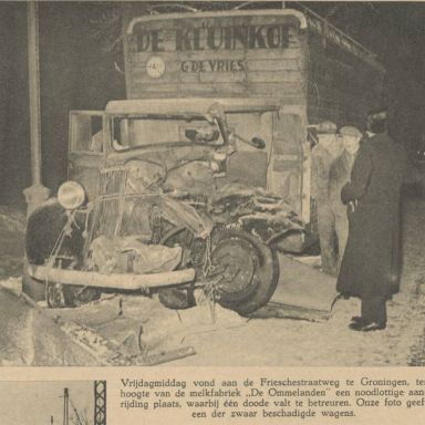 Kenteken: A 25246; Opel Blitz, foto: "Het Noorden in Woord en Beeld" 02-02-1940