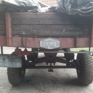 Kenteken: A 36283; Aanhanger gemaakt door Zwalve Trailerbouw, Oude Pekela, foto: V. Vos