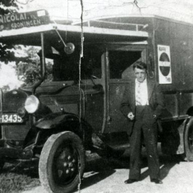 Kenteken: A 13435; Ford,  Bode J. Nicolai, foto: archief W. Mollema