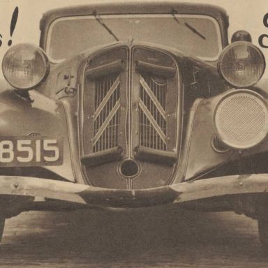 Kenteken: A 8515; Citroën Traction Avant, foto: "Het Noorden in Woord en Beeld" 01-04-1938