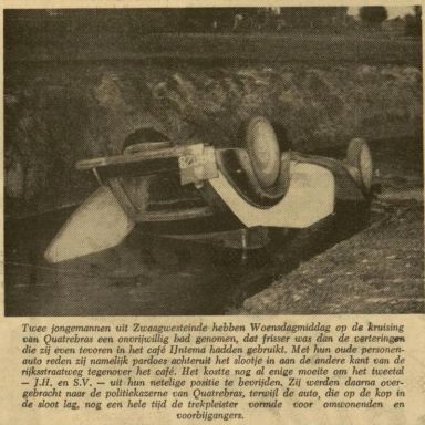 Kenteken: A 39028; foto: Leeuwarder courant, 31-12-1953