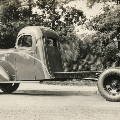Kenteken: A 6468; Chevrolet, Veendam, Molenstreek, 01-06-1939, foto: collectie Veenkoloniaal Museum (VM 3-1 Ve Wb 39)