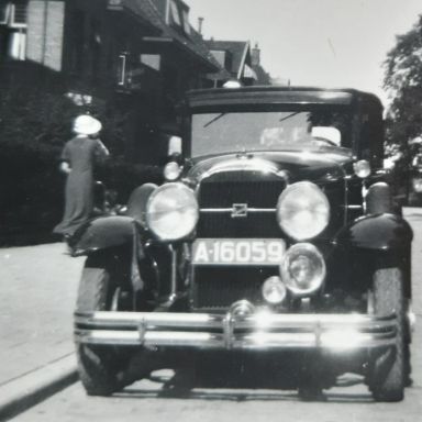 Kenteken: A 16059; Buick, Waterloolaan, Groningen, zomer 1934, foto: I. M. Tinga
