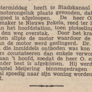 Kenteken: A 21405; Verslag motorongeval, Nieuwsblad van het Noorden, 04-09-1936