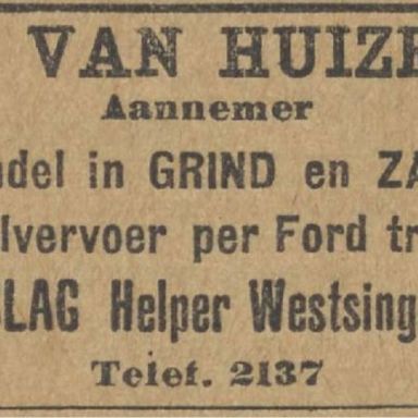 Kenteken: A 10990; Nieuwsblad van het Noorden, 04-01-1926, foto: H.E. Boonstra