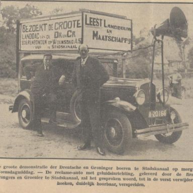 Kenteken: A 20166; Oakland Six,  foto: De Noord-Ooster, 11-07-1933