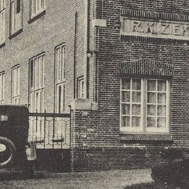 Kenteken: A 11639; Winschoten, R.K. Ziekenhuis ca. 1931, foto: uitsnede 1986-19477.jpg