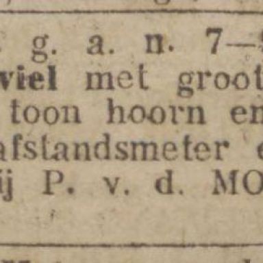 Kenteken: A 1131; Nieuwsblad van het Noorden, 28-06-1919