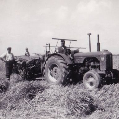 Kenteken: A 43315; Case tractor, Jan Hendrik Koster Meedhuizen, foto: D.K. Visser