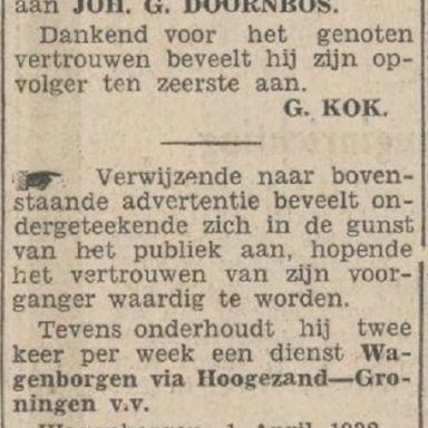 Kenteken: A 20165; Nieuwsblad van het Noorden, 04-04-1932, foto: H. E. Boonstra