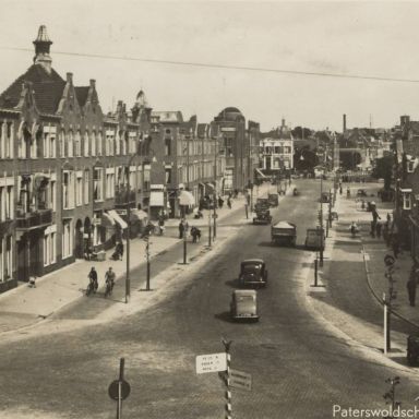 Kenteken: A 3724; Groningen, Paterswoldseweg, 02-04-1956, foto: H. Renkema
