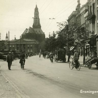Kenteken: A 12516; Vismarkt Groningen, foto: archief W. Mollema