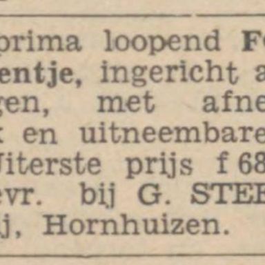 Kenteken: A 16636; advertentie Nieuwsblad van het Noorden, 22-06-1935