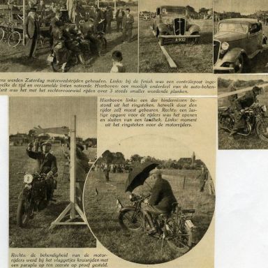 Kenteken: A 932; Hanomag, foto: "Het Noorden in Woord en Beeld" 09-09-1938