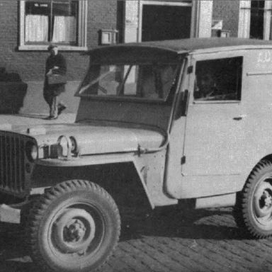 Kenteken: A 7329; Jeep (Willys MB of Ford GPW) van de firma Luttmer, foto: J. Meijer