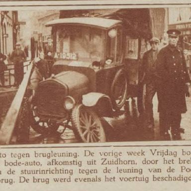 Kenteken: A 19512; Ford, foto: "Het Noorden in Woord en Beeld" 08-12-1933