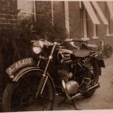 Kenteken: A 48405; Maico motor, foto: W. Knooihuizen