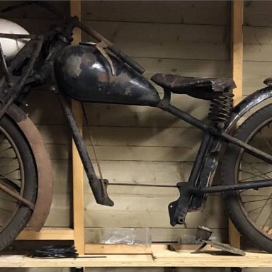 Kenteken: A 36028; De motor in 2019, foto: M. Koopmans 