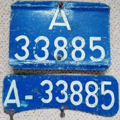 Kenteken: A 33885; bron foto: advertentie marktplaats 15-01-2020