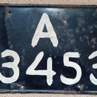 Kenteken: A 13453; bron foto: advertentie marktplaats 15-01-2020