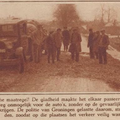 Kenteken: A 16990; foto: "Het Noorden in Woord en Beeld" 10-02-1933