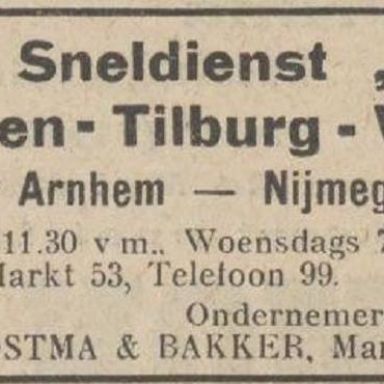 Kenteken: A 18831; Advertentie Nieuwsblad van het Noorden 17-05-1932, foto: H. E. Boonstra
