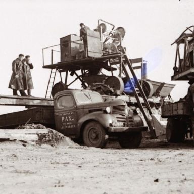 Kenteken: A 27658; Dodge, begin jaren '50, foto: archief Grontmij, via H. van Dijk
