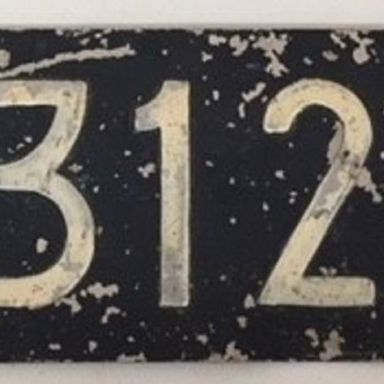 Kenteken: A 31226; Kentekenplaat, foto: A. D. den Hartogh