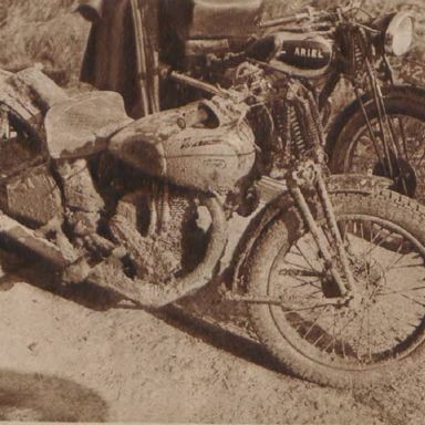 Kenteken: A 23520;  Ariël, foto: "Het Noorden in Woord en Beeld" 27-08-1937