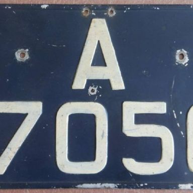 Kenteken: A 17050; foto: advertentie marktplaats.nl