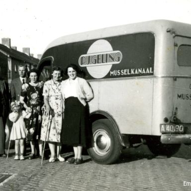 Kenteken: A 40190; Emmeloord augustus 1953, foto: G.L. Geling