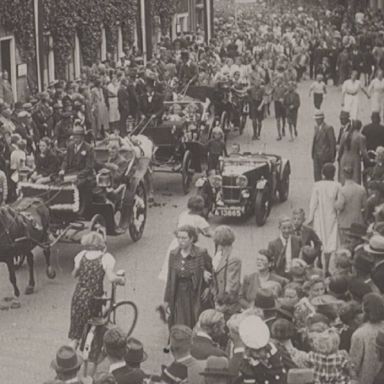 Kenteken: A 13865; MG,  Delfzijl 1939, foto: Still uit GAVA-film AV0228