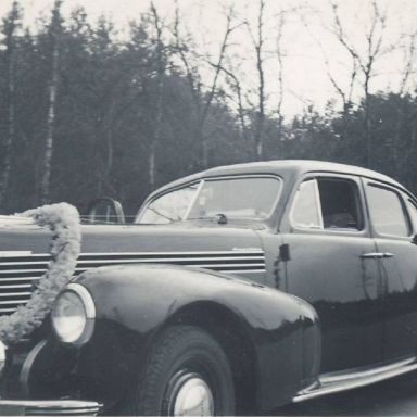 Kenteken: A 8748; Opel Kapitän, Tulpenrally 1952, foto: G. Breurken
