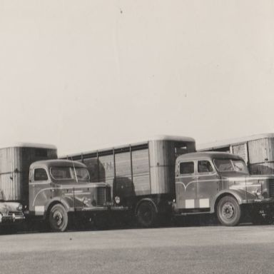 Kenteken: A 36592; Het wagenpark , jaren '50, foto: collectie W. Eekhof