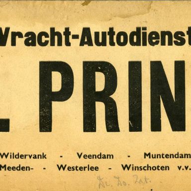 Kenteken: A 24524; Bodebord A. Prins uit archief fa. J.M. Meihuizen (1865-2246)