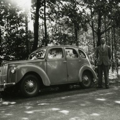 Kenteken: A 44841; Ford Prefect, foto: C. H. van Hoorn