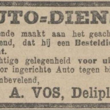 Kenteken: A 8153; Nieuwsblad van het Noorden, 29-04-1924, foto: H. E. Boonstra