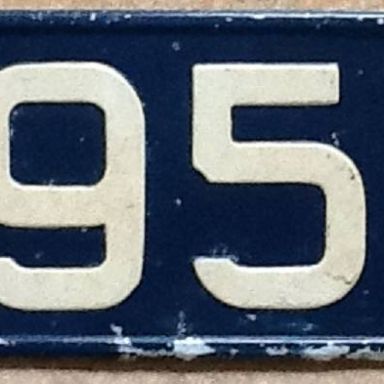 Kenteken: A 19520; Kentekenplaat A-19520, foto: B. Eefting