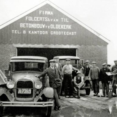 Kenteken: A 7369; Ford, Fa. Folgerts en van Til, Oldehove, Wolddiep ca. 1930. foto: J. Wagenaar