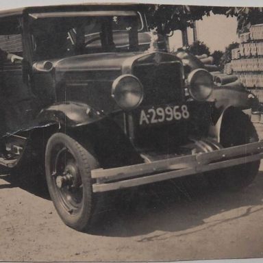 Kenteken: A 29968; Chevrolet, Kaasgroothandel Koster, Oosterstraat Stadskanaal, foto: M. Keizer
