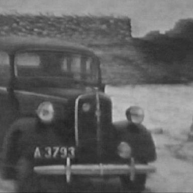 Kenteken: A 3793; Opel Super 6, screenshot uit filmpje over het afsteken van turf, F. Wijbenga
