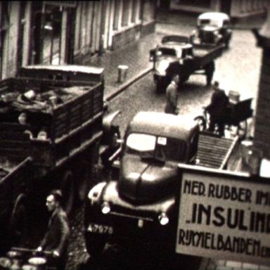 Kenteken: A 7978; Dodge, 1950, foto: Still uit GAVA-film AV1313
