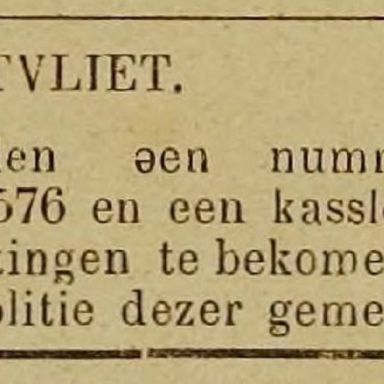 Kenteken: A 18576; Thoolsche Courant 24-03-1950